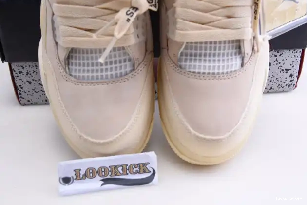 Cheap LUCY Air Off-White Sail 4 Jordan x CV9388-100 0525